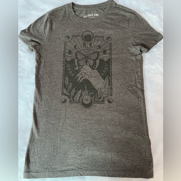 Dark grey classic crew Aeropostale graphic tee - Picture 1 of 3